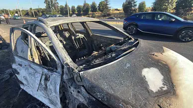 Eskişehir Çevre Yolu’nda Otomobil Yangını: 3 Yaralı