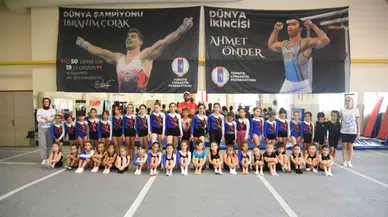 Eskişehir’de GSB Spor Okulları Cimnastikte Sürüyor