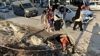 Eskişehir’de Kaldırımdaki Derin Göçükler Tehlike Saçıyor
