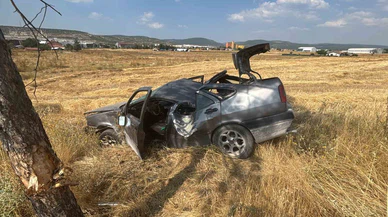 Tavşanlı'da Otomobil Takla Attı: 1 Yaralı