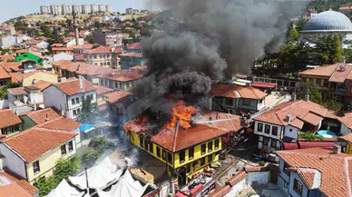 Tarihi Odunpazarı Evleri'nde Korkutan Yangın