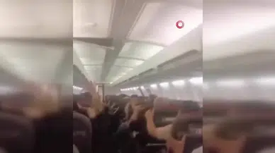 İran’da yolcu uçağında tavan çöktü