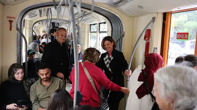 Başkan Ünlüce Avrupa Hareketlilik Haftası’nı tramvayda başlattı