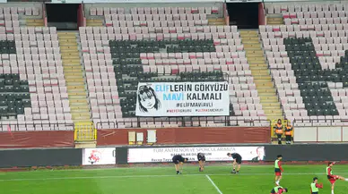 Nefer Tribünü’nde anlamlı pankart dikkat çekti