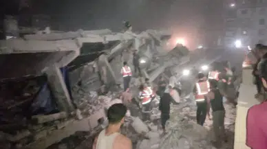 Gazze’de 6 Katlı Bina Çöktü: En Az 8 Ölü