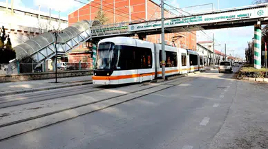 Eskişehir’de Tramvay Seferleri Kaza Nedeniyle Aksadı