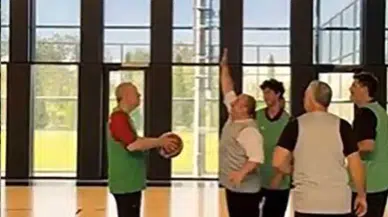 Cumhurbaşkanı Erdoğan Basketbol Oynadı