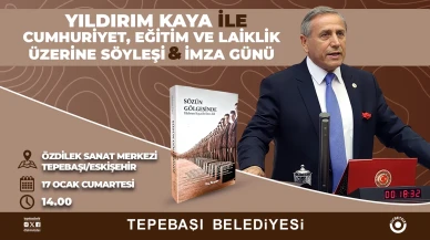 Yıldırım Kaya Tepebaşı’nda okuyucularıyla buluşacak