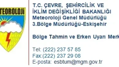 Meteorolojiden Eskişehir ve Çevresine Buzlanma ve Don Uyarısı