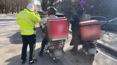 Yaya Bölgelerinde Motosiklet Denetimi: 50 Sürücüye Ceza