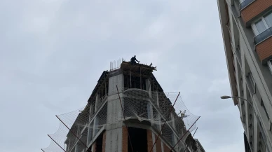 Eskişehir’de İnşaatta Panik: 8. Kattan Atlamaya Çalıştı