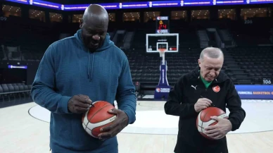 Erdoğan ile NBA Efsanesi O’Neal İstanbul’da Bir Araya Geldi