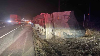 Bilecik’te Alkollü Tır Sürücüsü Kazaya Neden Oldu