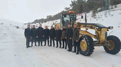 Bozüyük’te Karla Mücadele Çalışmaları Yerinde İncelendi