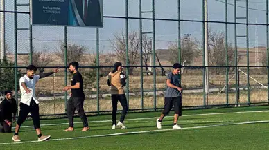 Mahmudiye’de Tarım İşçileri Stresini Sporla Atıyor