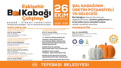 Eskişehir’de İlk Ulusal Bal Kabağı Çalıştayı