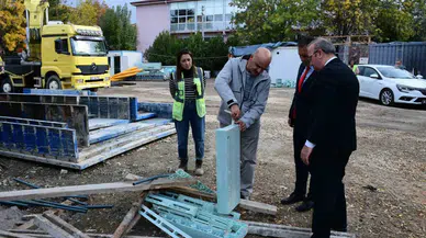Eskişehir’de İki Okulun İnşaatı İncelendi