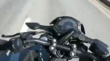 Eskişehir’de Motosiklet Bir Anda Yalpaladı: Kaza Kamerada