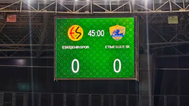 Eskişehirspor Etimesgut Karşılaşmasında İlk Yarı Gol Sesi Çıkmadı