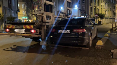 Eskişehir’de hatalı park eden araca trafik ekiplerinden müdahale