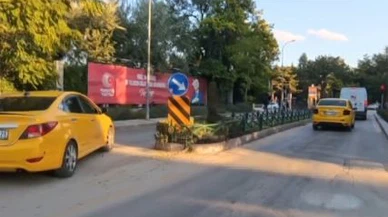 Eskişehir’de Trafikten Kaçan Taksi Ters Yöne Girdi