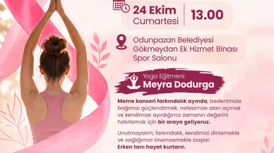 Odunpazarı’nda Pembe Ekim İçin Yoga Etkinliği