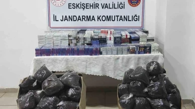 Eskişehir'de Kaçak Sigara ve Çay Operasyonu