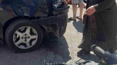 Eskişehir'de Kaza: Ehliyetsiz Motosiklet Sürücüsü Otomobile Çarptı