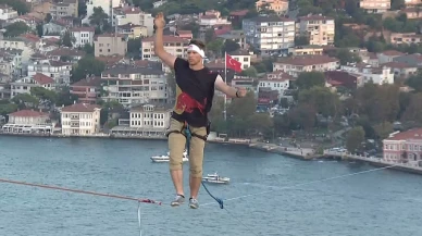 İstanbul’da Tarihi Başarı: Jaan Roose, Asya’dan Avrupa’ya İp Üzerinde Geçti