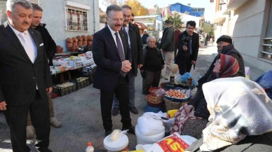 Vali Aksoy'dan Semt Pazarı Ziyareti