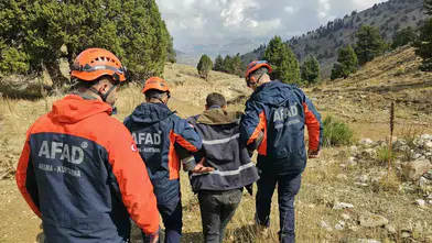 Göksun'da yaylada mahsur kalan çoban için seferberlik