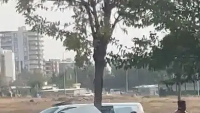 Siverek yolunda şiddetli kaza: Refüjdeki ağaca çarpan otomobil ikiye ayrıldı