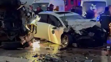 Aksaray yolunda şiddetli çarpışma: İki sürücü de ağır yaralandı