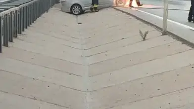 İzmir-Çanakkale yolunda korku dolu anlar: Seyir halindeki araç küle döndü