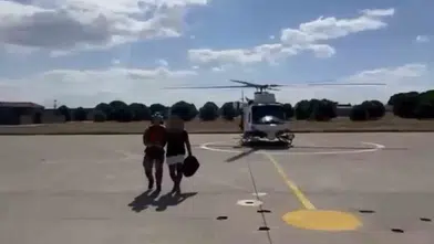 Koyun Adası açıklarında batan tekneden kurtulanlar helikopterle tahliye edildi