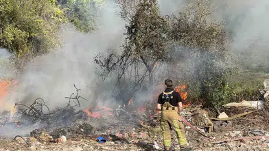 Mudanya'da ormanlık alanda terk edilen ateş faciaya davetiye çıkardı