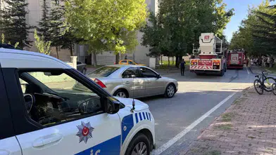 Kayseri'de 7. kattaki balkonda başlayan yangın korkuttu