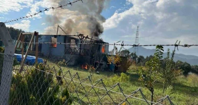 Bağ evinde çıkan yangın korkuttu: Yapı kullanılamaz hale geldi