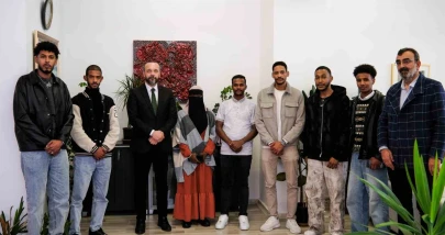 BŞEÜ Rektör Yardımcısı Yabancı Uyruklu Öğrencilerle Buluştu