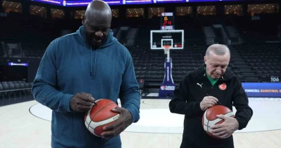 Erdoğan ile NBA Efsanesi O’Neal İstanbul’da Bir Araya Geldi