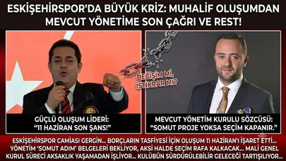 ESKİŞEHİRSPOR YÖNETİMİNDEN REKTÖR GİBİ REST: "11 HAZİRAN’A KADAR RESMİ ADIM ATILMAZSA SEÇİM RAFA KALKAR!"