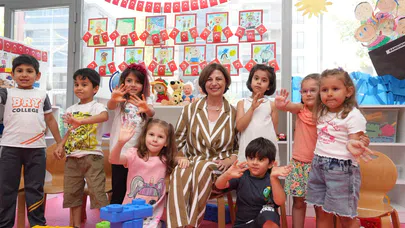 Başkan Ünlüce ESMEK Yaz Okulu’nda Çocuklarla Buluştu