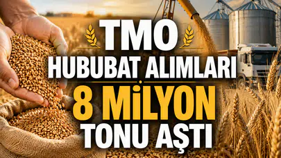 TMO hububat alımları 8 milyon tonu aştı