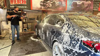 Eskişehir'de Bayram Tatili Oto Yıkamacıları Güldürdü