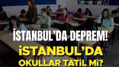 27 Ekim okullar tatil oldu mu? İstanbul'da deprem! İstanbul'da yarın okullar tatil mi? SON DAKİKA!