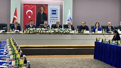 Hisarcıklıoğlu Eskişehir Sanayi Odası’nda ağırlandı