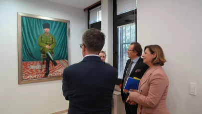 Belçika heyeti Başkan Ünlüce’yi ziyaret etti