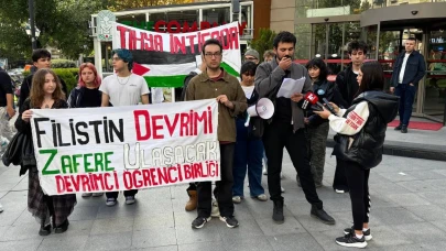 Devrimci Öğrenci Birliği 2. İntifada'nın Yıl Dönümünde Filistin için Toplandı