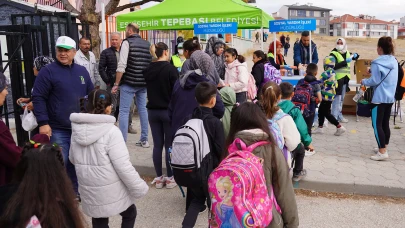 Tepebaşı Belediyesi’nden İlkokul Öğrencilerine Beslenme Desteği