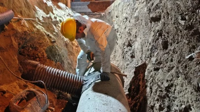 ESKİ’den Gece Operasyonu: Yağmur Suyu Hattı Yenilendi